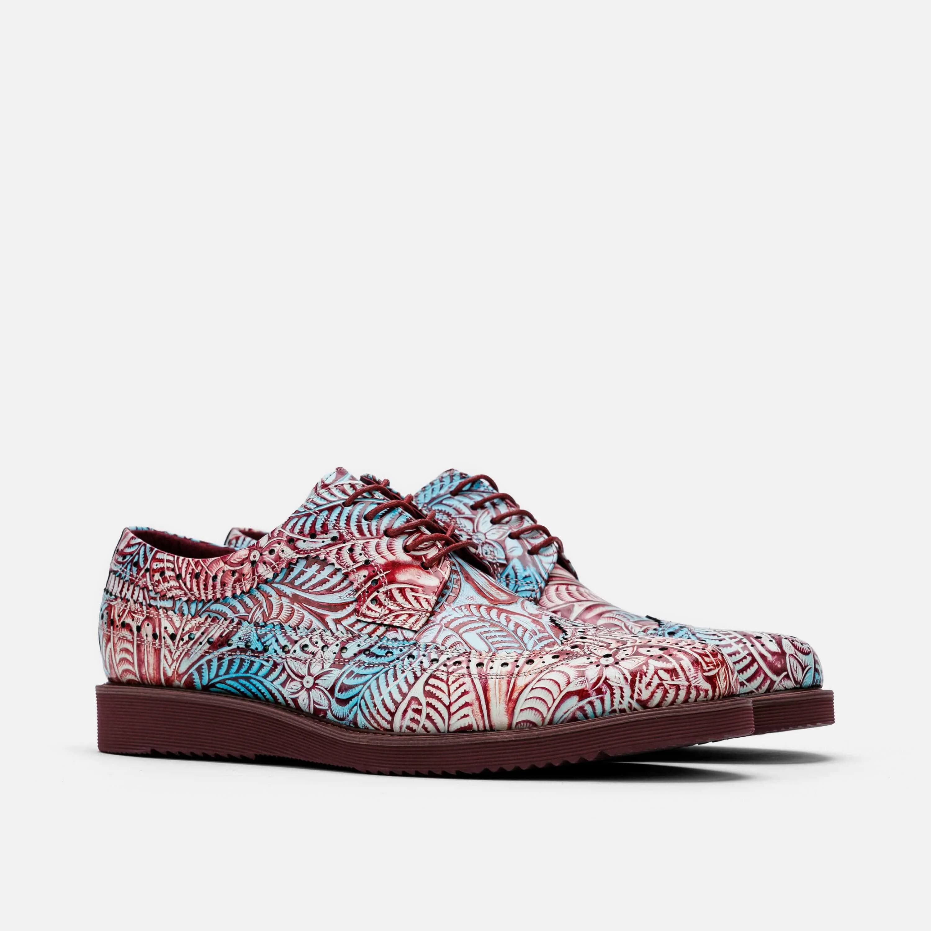 Alexander Tropics Leather Longwing Sneakers