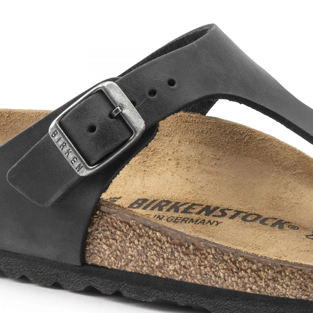 Birkenstock - Gizeh Oiled Leather Black 0845251