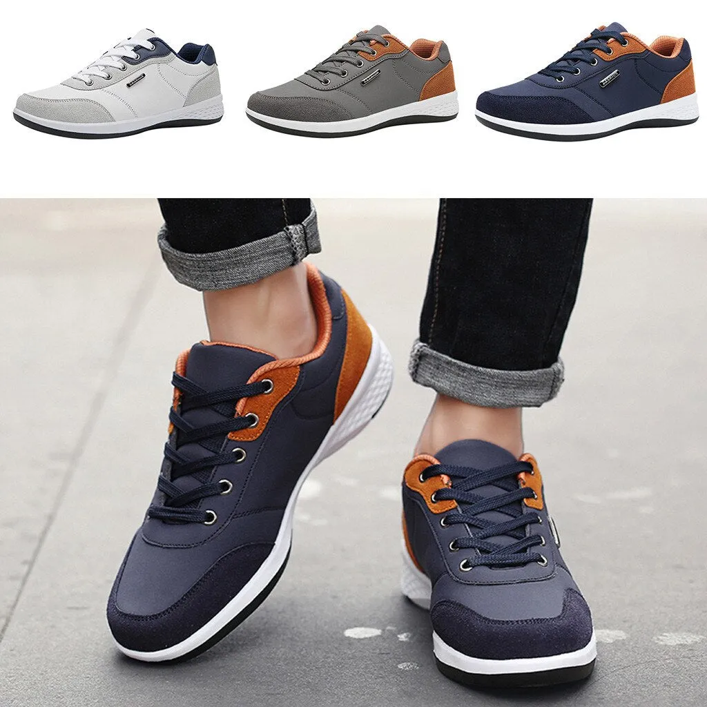 Business Men Flock Sneakers Walking Shoes