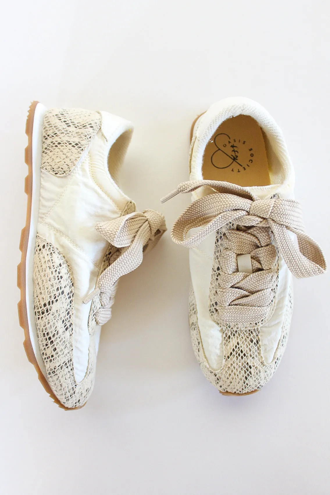 Casual Snake-Print Sneaker