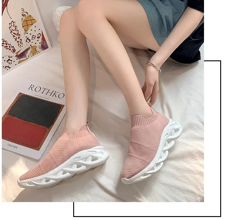 Fashionable Slip-On Running Shoes for Women