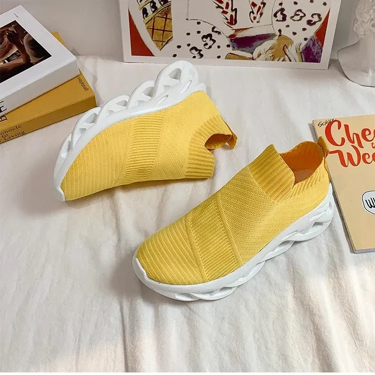 Fashionable Slip-On Running Shoes for Women