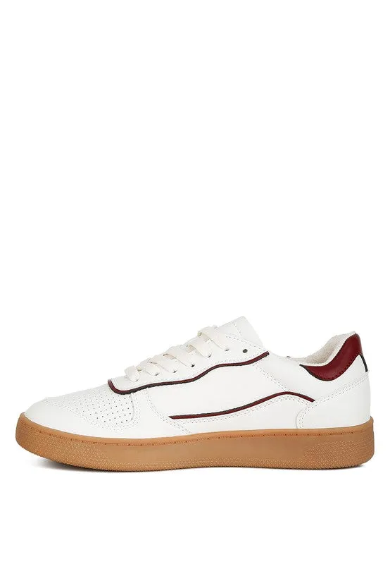 Faux Leather Everyday Sneakers