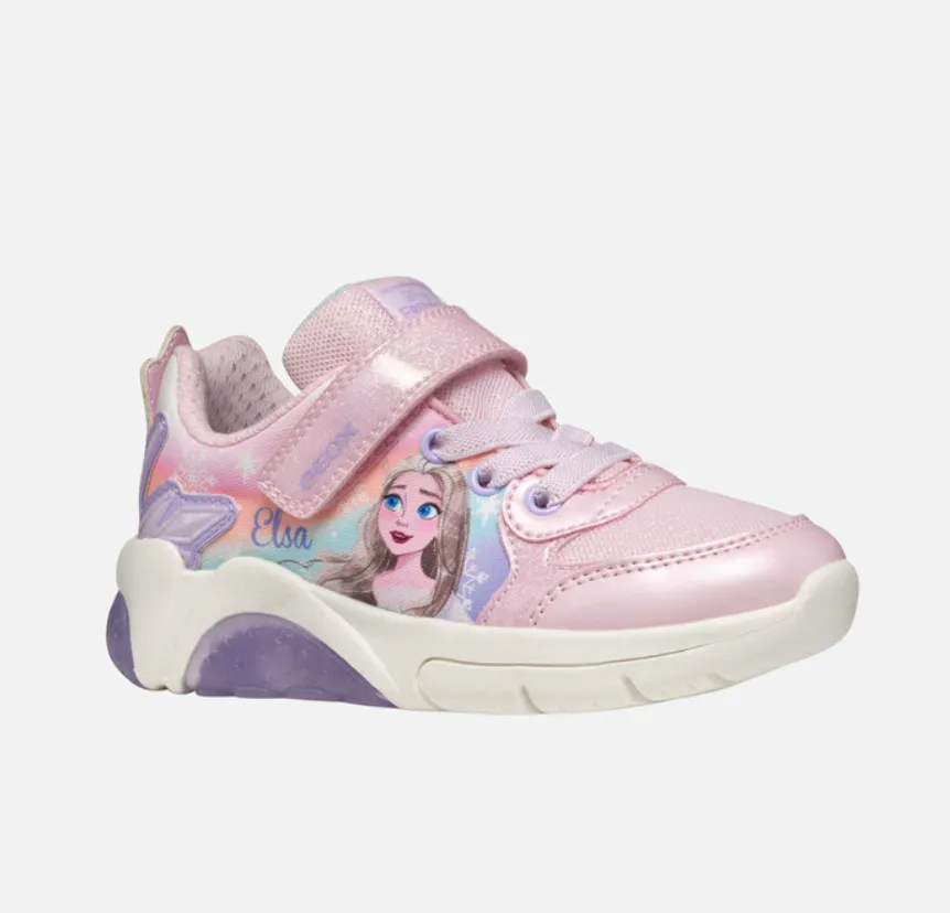 Geox   Fadinlight  Disney Elsa Pink/Lilac Sneakers