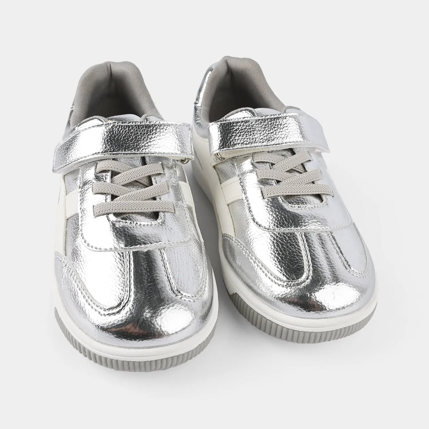 Girls Sneaker FL-1S-SILVER