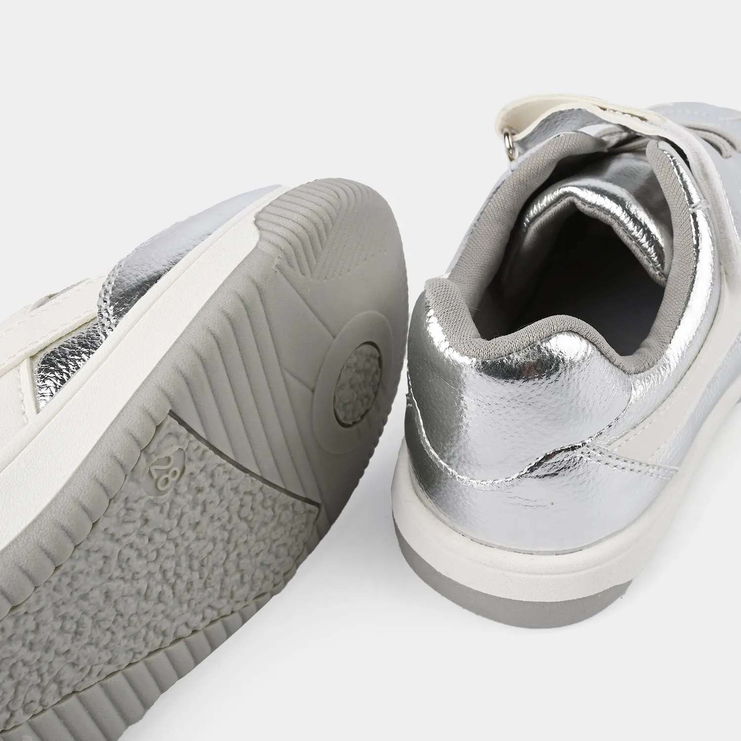 Girls Sneaker FL-1S-SILVER