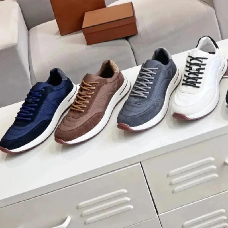 Italian Brand Male Sneakers Casual Business Shoes