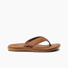 REEF Mens Leather Santa Ana Sandals