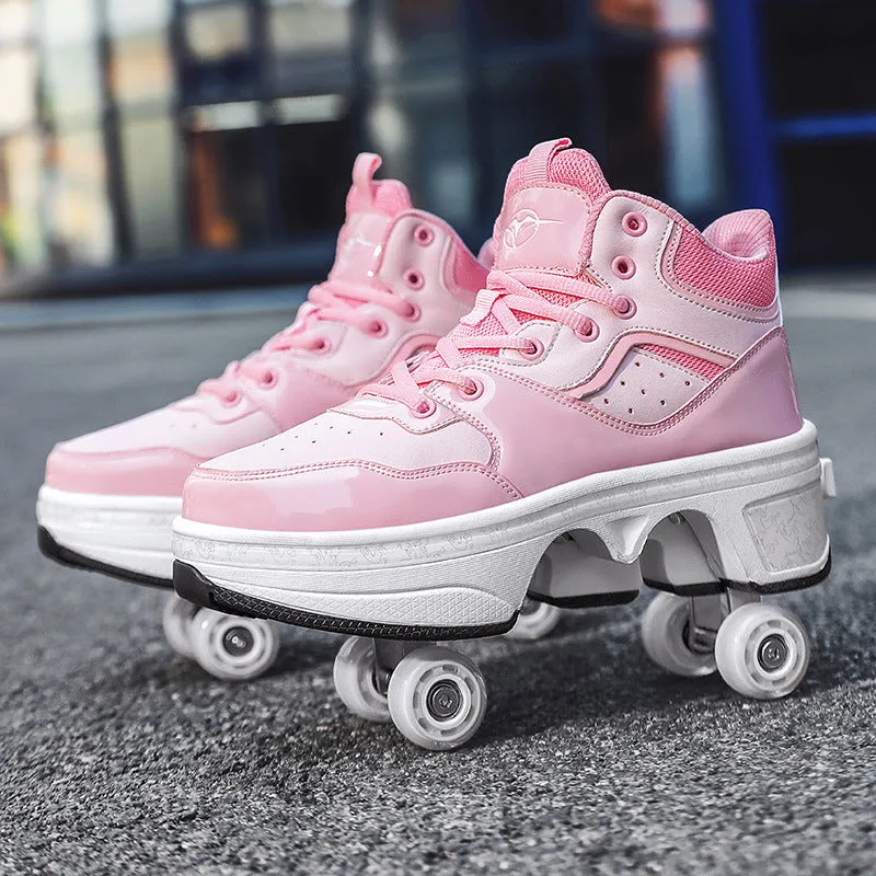 Retractable Roller Skates for Girls/Women