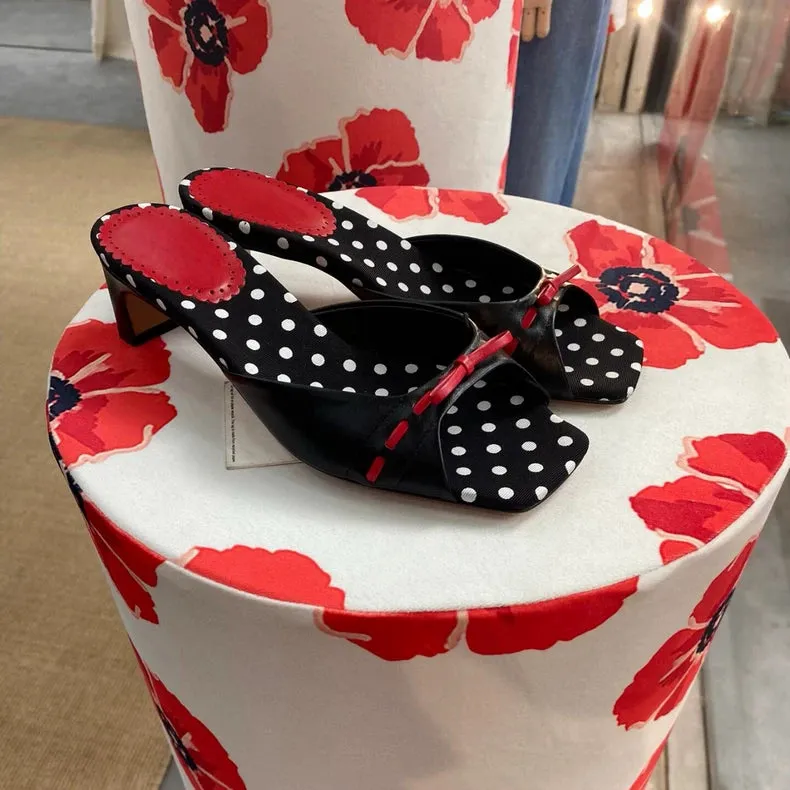 Ruth Polka Dot Sandals