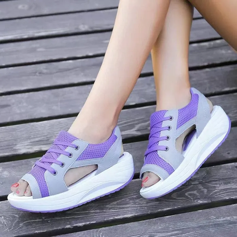 Sandy Platform Open Toe Sandals