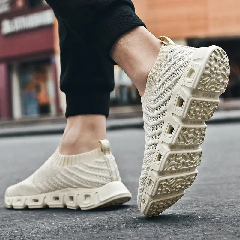 Sock Sneakers walking on clouds best walking slip on runners