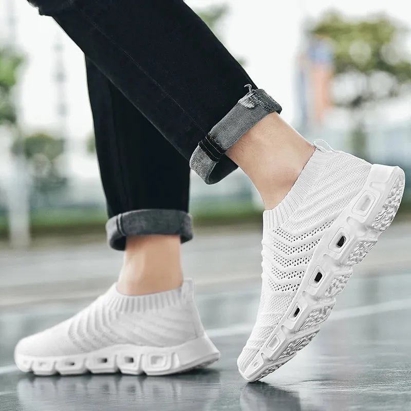 Sock Sneakers walking on clouds best walking slip on runners