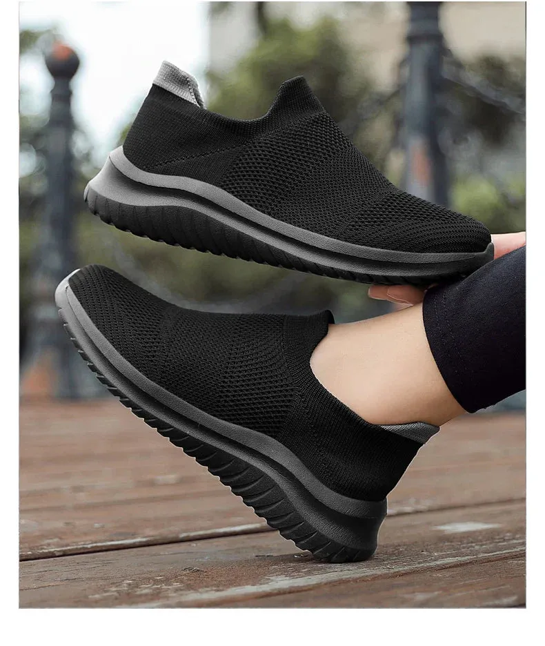 Walking on cloud slip ons slip ins super durable comfy sneakers