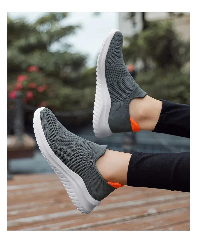 Walking on cloud slip ons slip ins super durable comfy sneakers