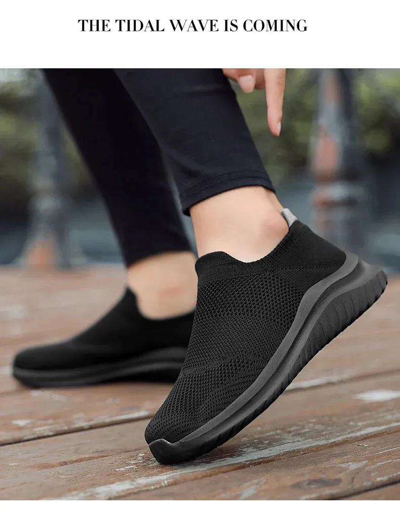 Walking on cloud slip ons slip ins super durable comfy sneakers