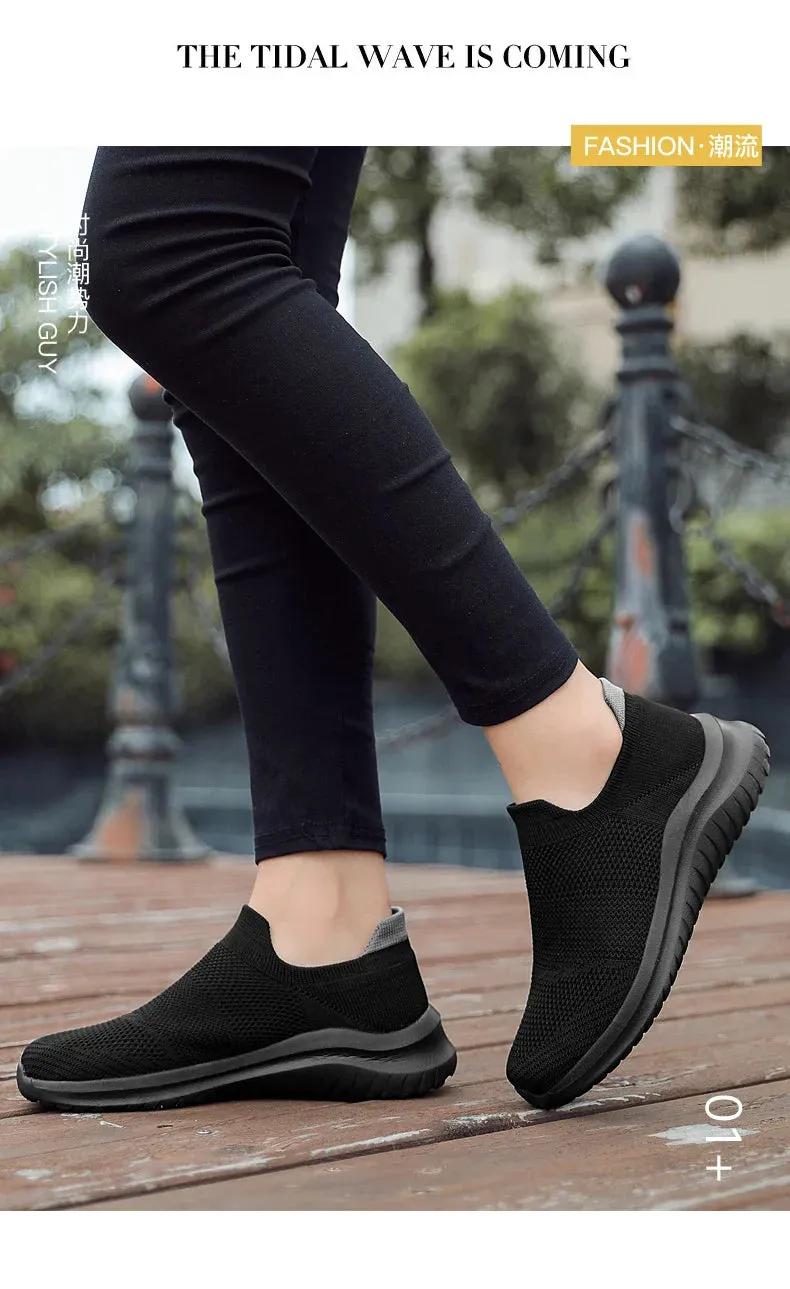 Walking on cloud slip ons slip ins super durable comfy sneakers