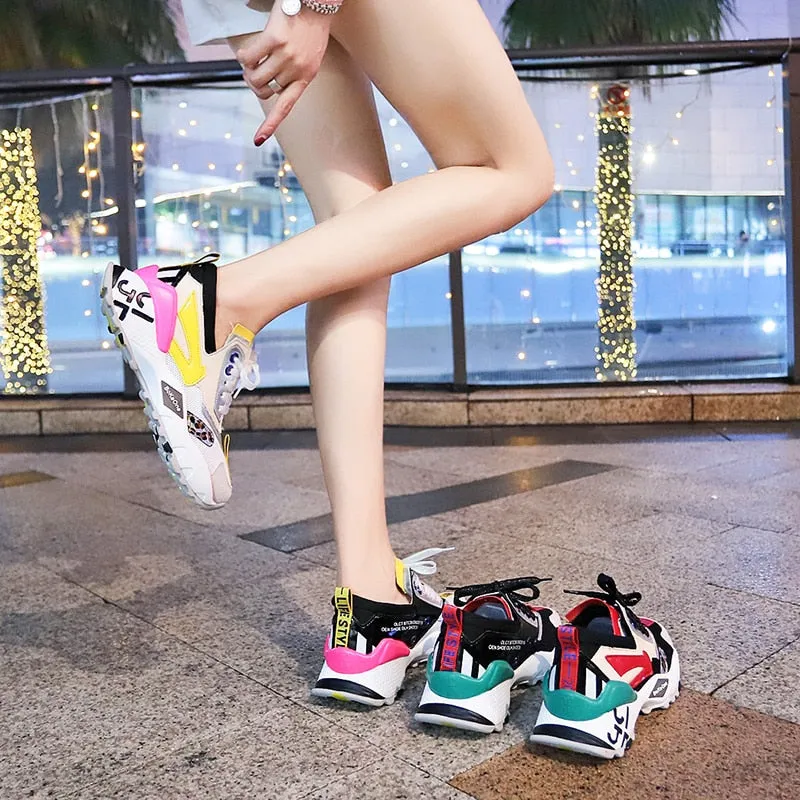 Women's Casual Multicolor Sneakers