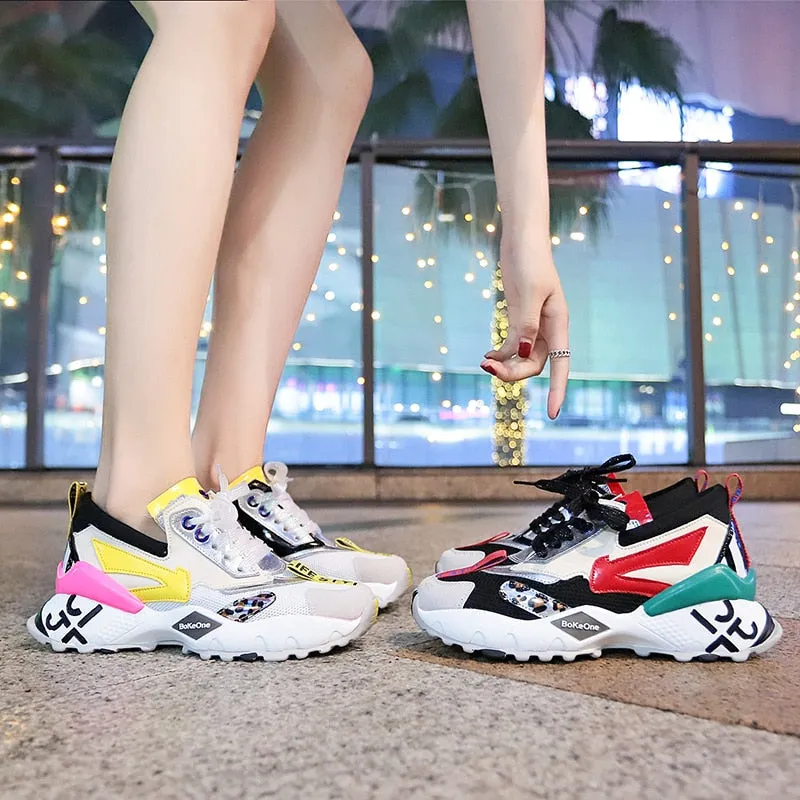 Women's Casual Multicolor Sneakers