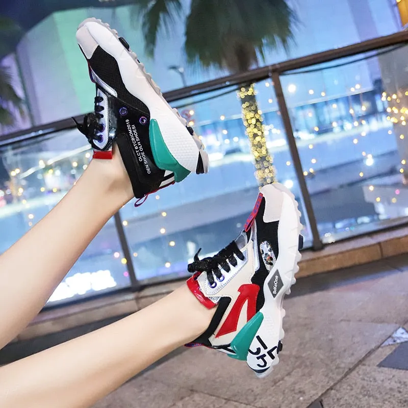 Women's Casual Multicolor Sneakers