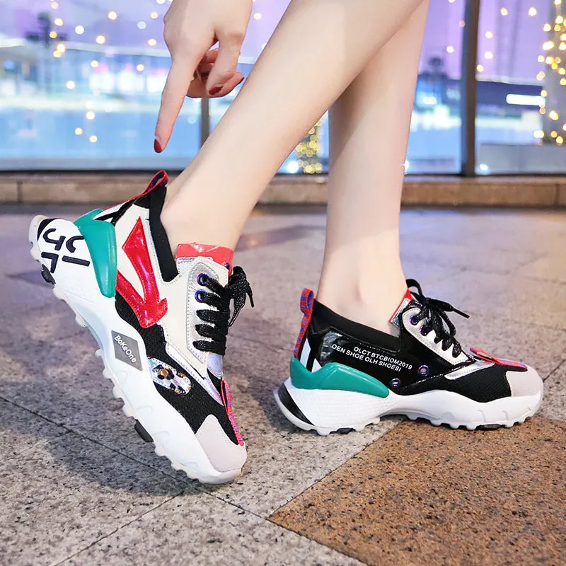 Women's Casual Multicolor Sneakers