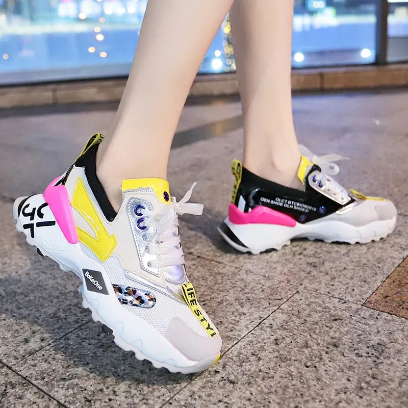 Women's Casual Multicolor Sneakers