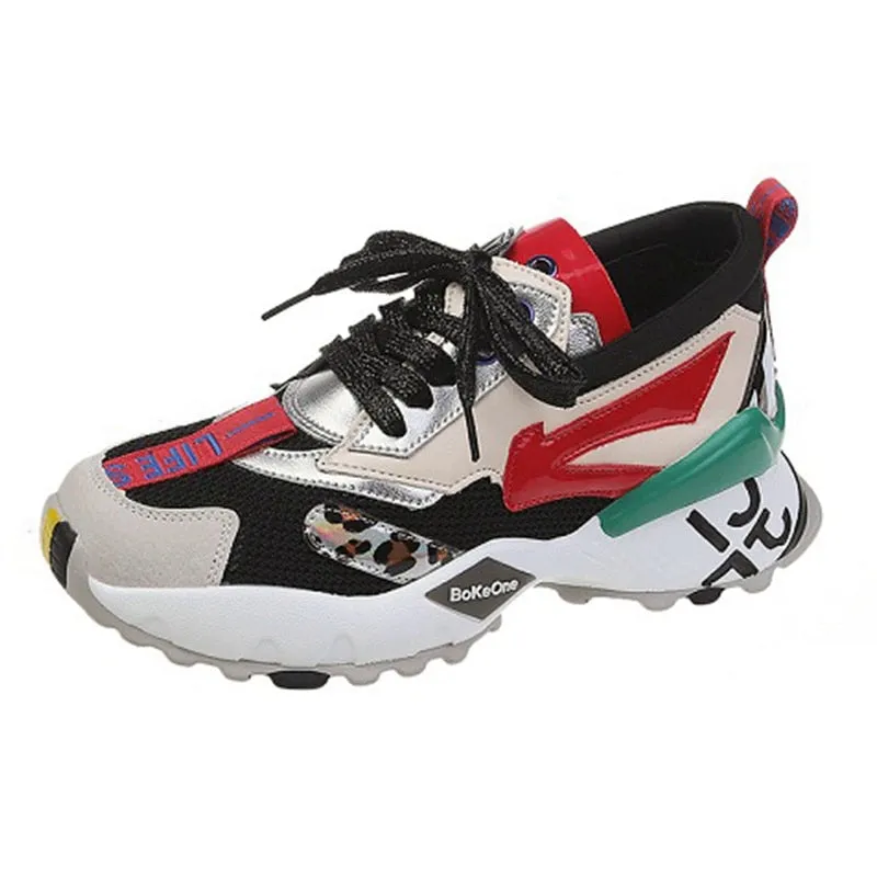 Women's Casual Multicolor Sneakers