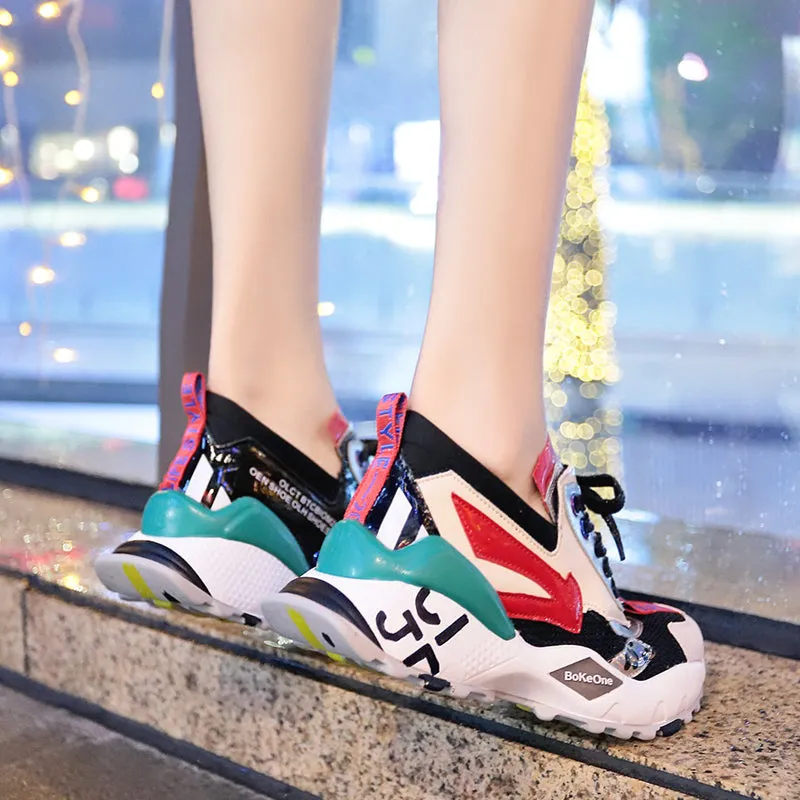 Women's Casual Multicolor Sneakers