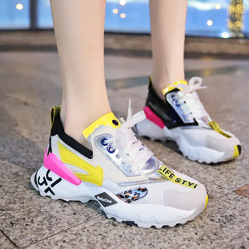 Women's Casual Multicolor Sneakers