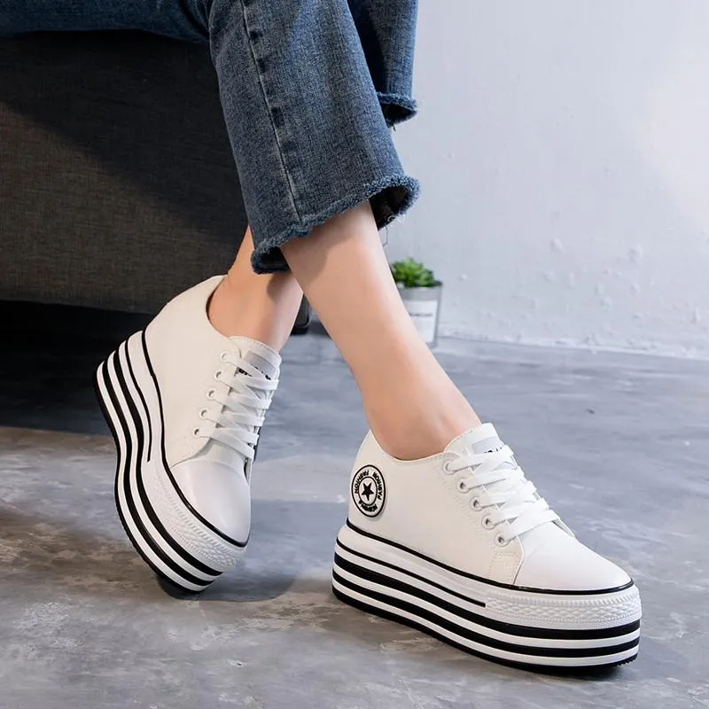 Women's Spring/Autumn Casual Canvas Sneakers