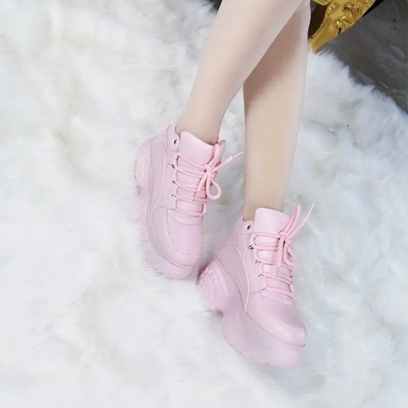 Women's Winter Casual Leather Sneakers