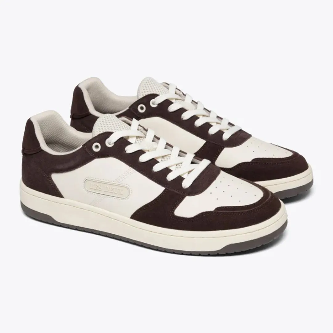 Wright Basketball Sneaker (White   Ebony Brown)